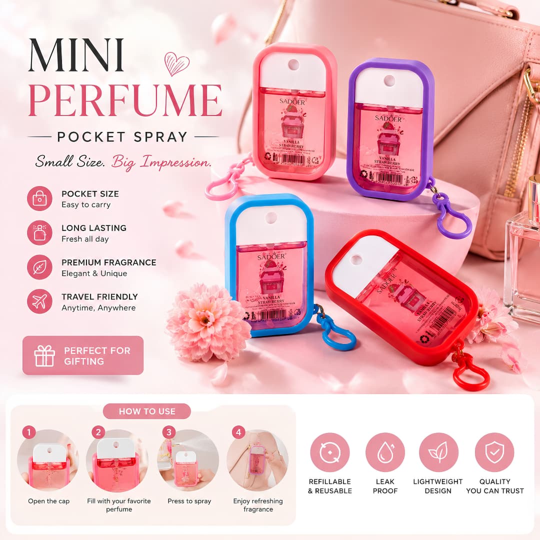 Mini Cute Fragrance Perfume ā Long-Lasting Pocket Size Scent